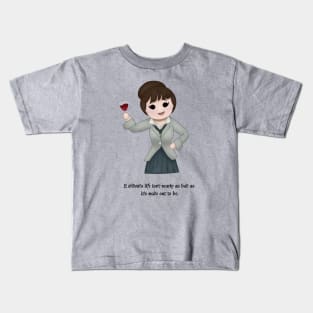 Mary Bonnet Quote Chibi Kids T-Shirt